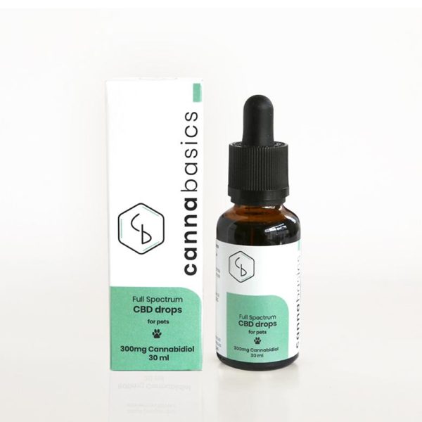 Cannabasics Full Spectrum Pet CBD oil 30ml - 300mg